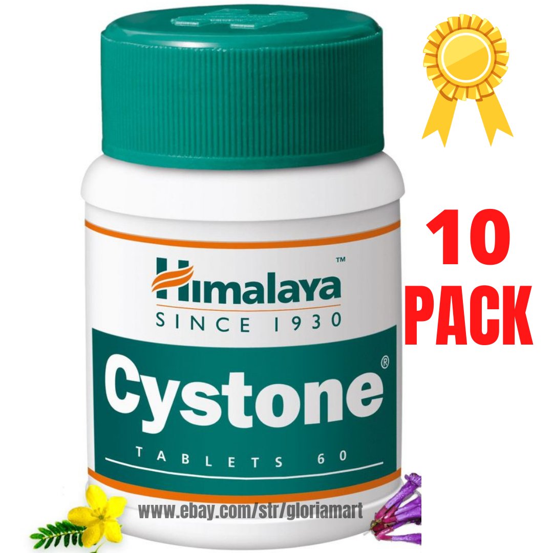 10 X Himalaya Cystone Herbal Ayurvedic 60 Tablets Each Free Shipping