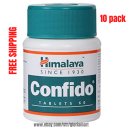 10 x Himalaya Confido Herbal Ayurvedic 60 Tablets - Free shipping
