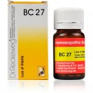 2 x Dr. Reckeweg Bio-Combination 27 (BC 27) Tablets 20g Homeopathic OTC Medicine