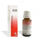 Dr. Reckeweg R20 Drops 22ml (Pack of 2) Homeopathic OTC Medicine