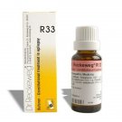 Dr. Reckeweg R33 Drops 22ml (Pack of 2) Homeopathic OTC Medicine