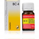 2 x Dr. Reckeweg Bio-Combination 4 (BC 4) Tablets 20g Homeopathic OTC Medicine