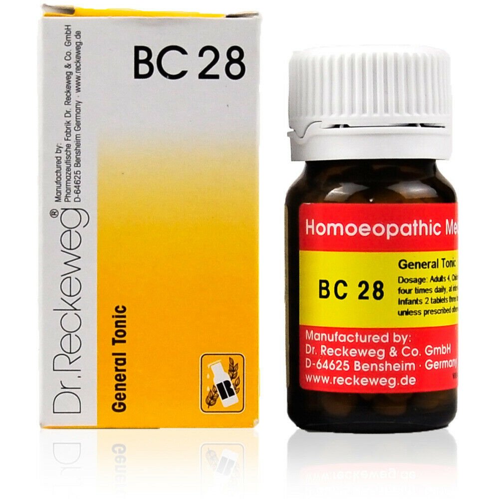 2 x Dr. Reckeweg Bio-Combination 28 (BC 28) Tablets 20g Homeopathic OTC Medicine