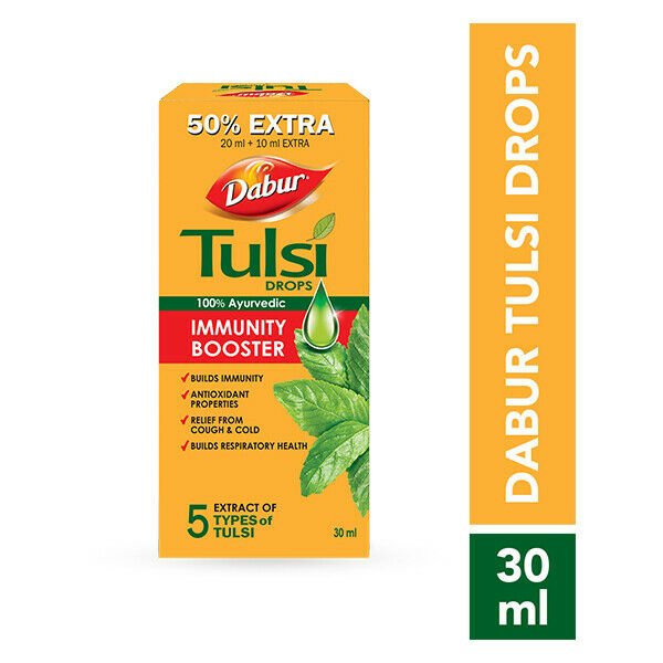 Dabur Tulsi Drops 30 ml pack free shipping