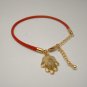 CELEBRITY LEATHER RED CORD HAMSA BRACELET *Retail $45