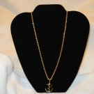 20 INCH GOLD ROPE NECKLACE CHAIN WITH CROSS PENDANT CHARM LIFETIME GUARANTEE!