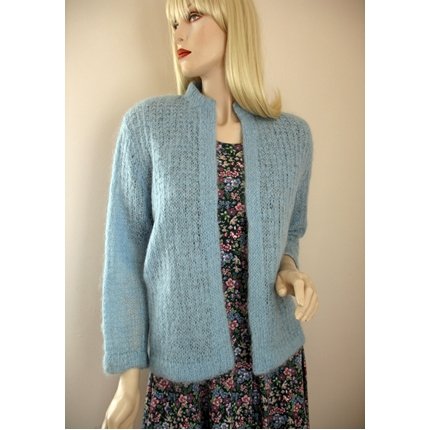 Vintage Mohair Cardigan Sweater Size M/L
