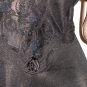 Black Lace Full Length Night Gown Nightie Size Medium M