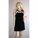 Vintage Space Age Minimalist Mod Sleeveless Mini Dress - Medium