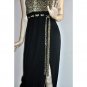 Sultry 70s Leopard Print Party Dress Cutaway Shoulders - Size 6