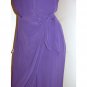 Vintage 80s does 40s Vintage Beaded Retro Dress Sarong Style Hip Drape Size 6/8