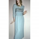 Vintage Formal Chiffon Mother of the Bride Beaded Evening Gown - Size M Medium Vintage Formal Chiffon Mother of the Bride Beaded Evening Gown - Size M Medium