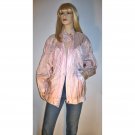 Vtg 80s Pink Punk Bomber Jacket Puffed and Gatherd Yoke & Sleeves-One Size