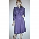 70s Wedding Guest Dress Amethyst PurpleSheer Party Dress Ruffles Small/Medium 70s Wedding Guest Dress Amethyst PurpleSheer Party Dress Ruffles Small/Medium