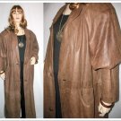 Vintage 60s Leather Coat Full Length Duster Large Womens Tag Size 2X Vintage 60s Leather Coat Full Length Duster Large Womens Tag Size 2X