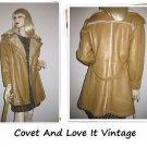 70s Vintage PVC Trench Coat Jacket Shearling - Size Medium 6/8 70s Vintage PVC Trench Coat Jacket Shearling - Size Medium 6/8