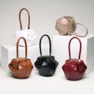 Popular Design Genuine Leather Women Handbag Dumpling Shape Tote Bags