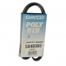 5040365 Dayco Serpentine Belt Poly Rib