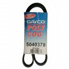 5040378 Dayco Serpentine Belt POLY COG