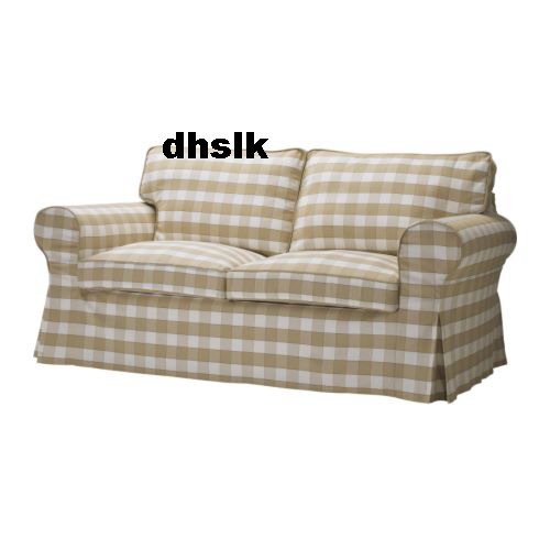 IKEA Ektorp 2 Seat Sofa Bed Sofabed SLIPCOVER Cover BERGVIK BEIGE