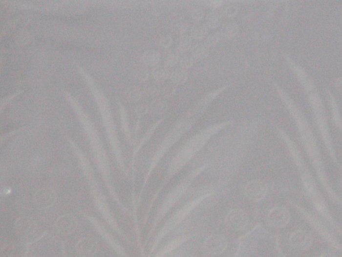 IKEA Alvine Brodyr WHITE Embroidered DUVET COVER QUEEN Scalloped Edge