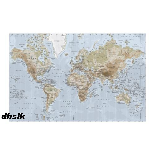 IKEA Premiar WORLD MAP Canvas WALL ART Print and Frame HUGE PREMIÄR