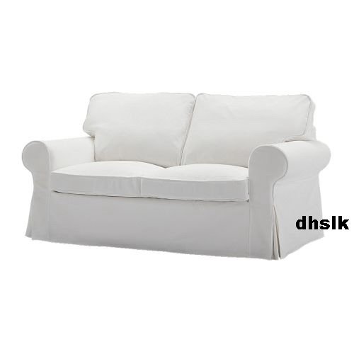IKEA Ektorp Sofa Bed SLIPCOVER BLEKINGE WHITE Sofabed Cover LAST ONE New