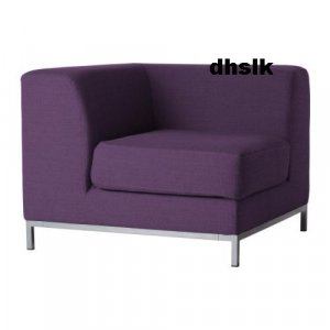 IKEA Kramfors Corner Section SLIPCOVER Cover MYRBY DARK LILAC Purple AUBERGINE Chair Unit 1 Seat