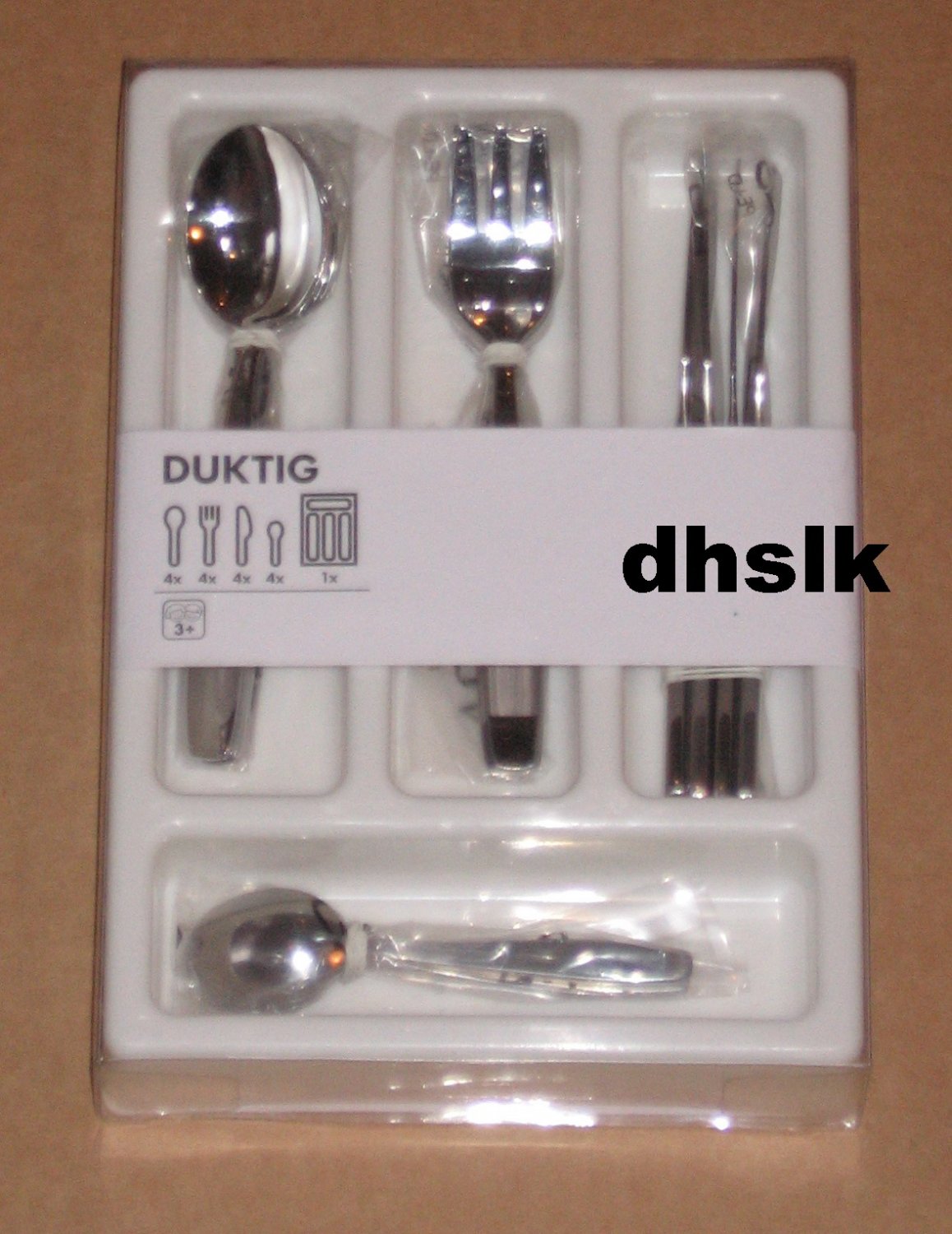 IKEA Duktig Child's REAL Kitchen Flatware Cutlery Play Set TOY
