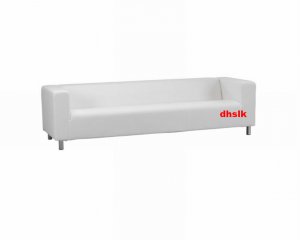 Ikea Klippan 4 Seat Sofa Slipcover Cover Alme White Cotton Last One