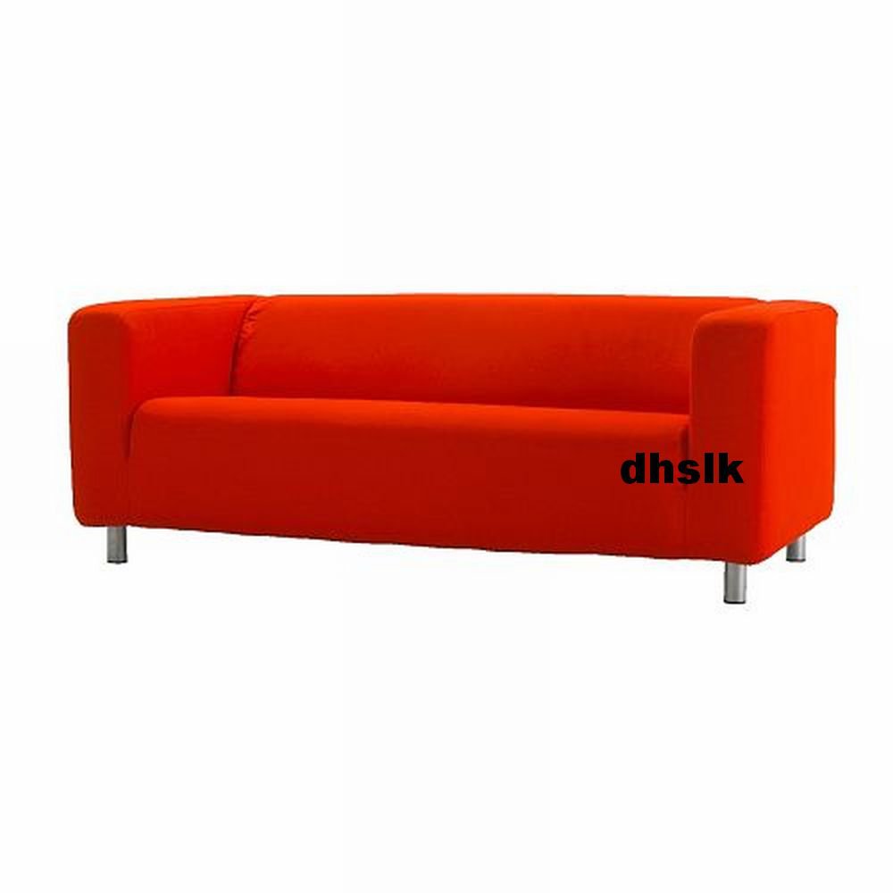IKEA Klippan Loveseat Sofa SLIPCOVER Cover GRANAN RED Granån New