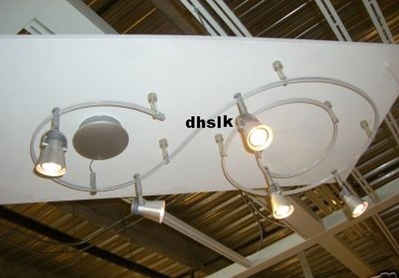 IKEA RADIUM Flexible TRACK LIGHT Spot Lighting System for WALL or CEILING