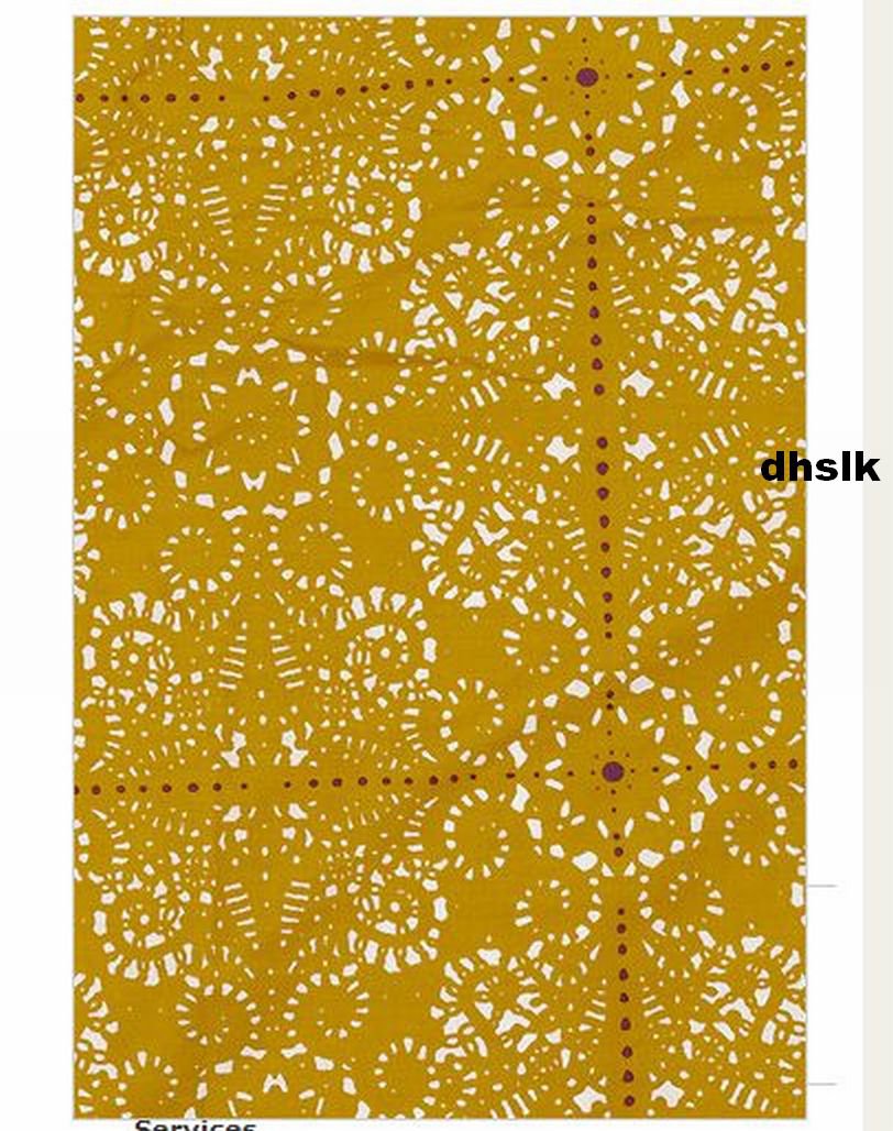 Ikea Natvide Twin Duvet Cover Pillowcase Set Ethnic Yellow Mustard