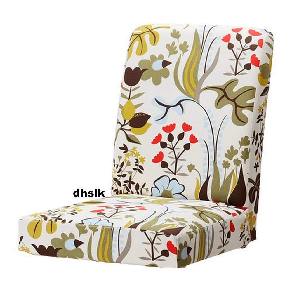 IKEA HENRIKSDAL Chair SLIPCOVER Cover 21 54cm BLOMSTERMALA Floral   50e5b96137825 54622b 