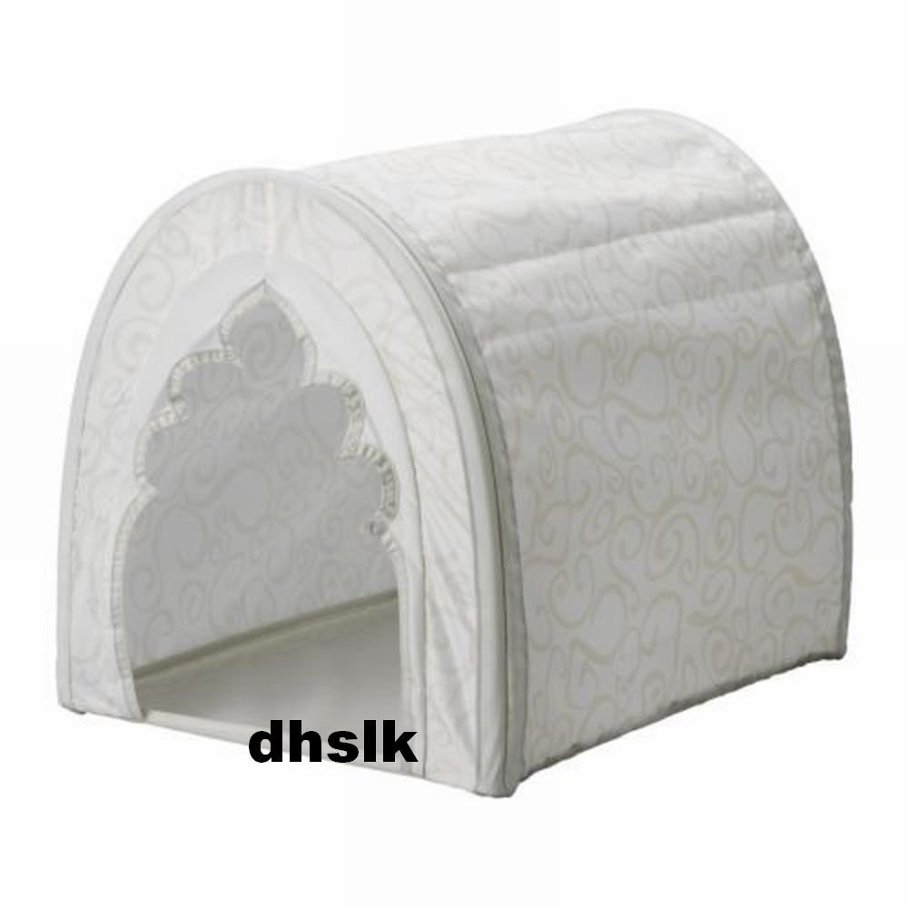 IKEA BASTIS Cat Dog Doll TENT Pet Bed Hiding Place TAJ MAHAL White