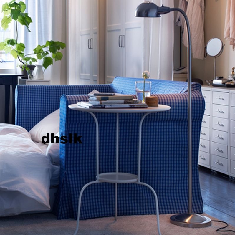 IKEA HAGALUND Sofa Bed SLIPCOVER Cover FRUVIK BLUE White