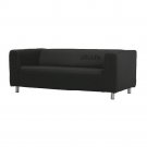 IKEA Klippan Sofa SLIPCOVER Loveseat Cover GRANAN BLACK