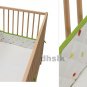 IKEA Torva Crib Padding Garden Theme FRUIT Veg LADYBUGS Leaf RETRO Nursery