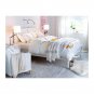 IKEA OFELIA WHITE Throw BLANKET Stretchable PHOTO PROP Textured New