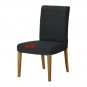 IKEA HENRIKSDAL Chair SLIPCOVER Cover 21" 54cm SANNE GRAY Grey Black
