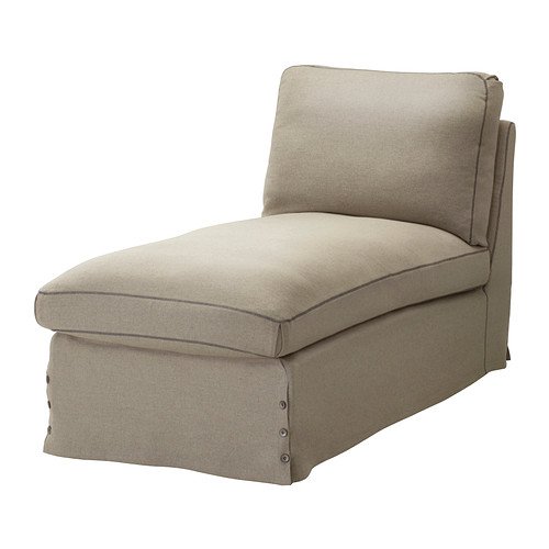 IKEA Ektorp FreeStanding CHAISE SLIPCOVER Cover RISANE NATURAL Linen Blend