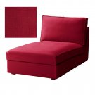 IKEA KIVIK Chaise SLIPCOVER Cover DANSBO MEDIUM RED Bezug Housse