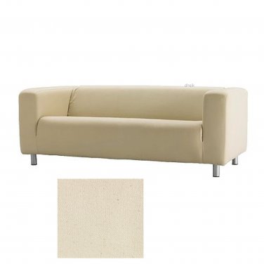 IKEA Klippan Sofa SLIPCOVER Cover ALME NATURAL Beige COTTON