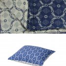 Ikea ALVINE FIGUR PILLOW SHAM Cushion Cover BLUE White ROMANTIC Country