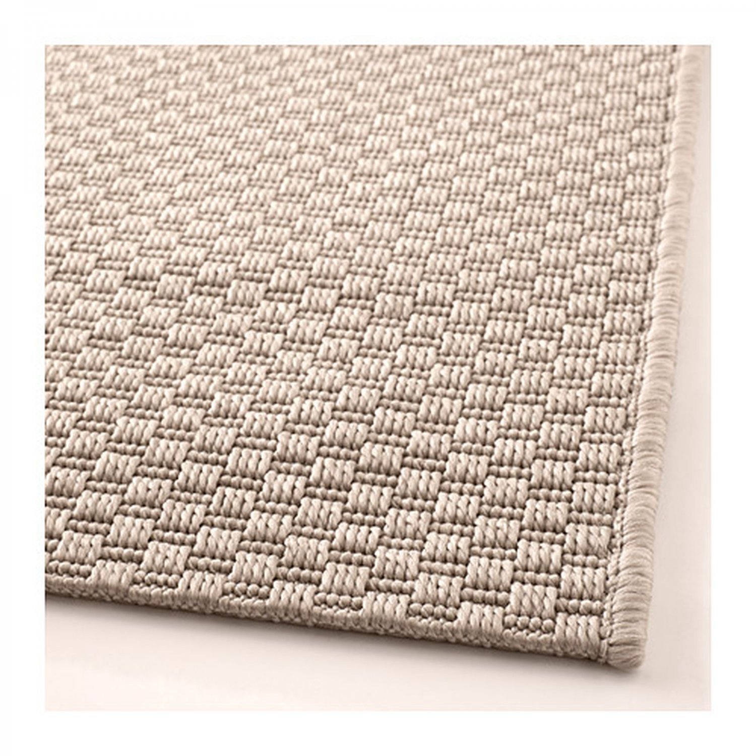 IKEA MORUM Indoor Outdoor AREA RUG Runner Carpet BEIGE New