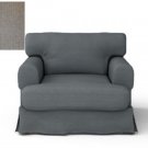 IKEA Hovas HOVÅS Armchair SLIPCOVER Chair Cover HJULSBRO GRAY Grey
