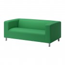IKEA Klippan Loveseat Sofa SLIPCOVER Cover VISSLE GREEN