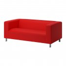 IKEA Klippan Loveseat Sofa SLIPCOVER Cover VISSLE RED-ORANGE Red Orange LAST ONE