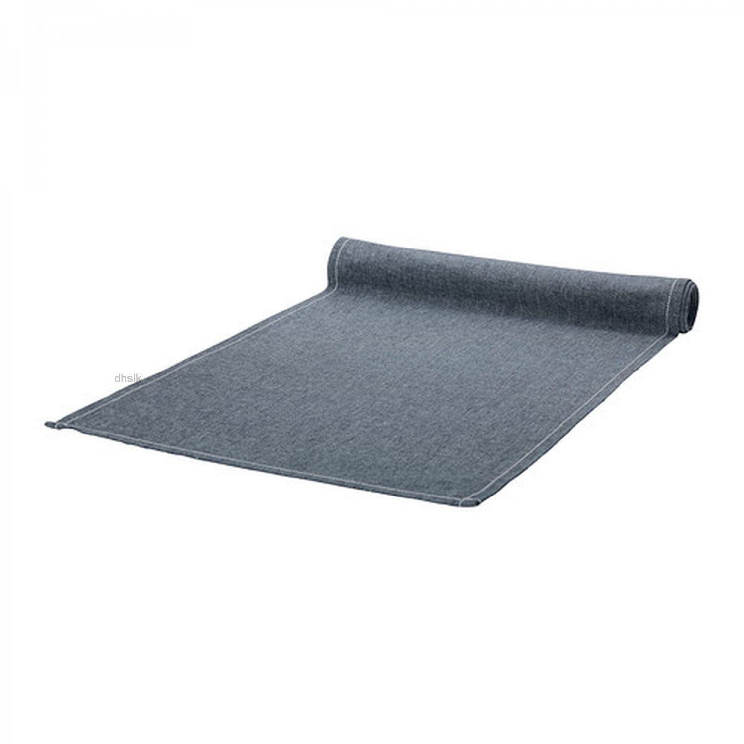 IKEA SOLFINT TABLE RUNNER Blue Denim COUNTRY RUSTIC 98" x 16" Cotton