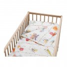 IKEA Hokus Crib Duvet COVER Pillowcase SET Fairies Butterflies Bugs Nursery Bedding